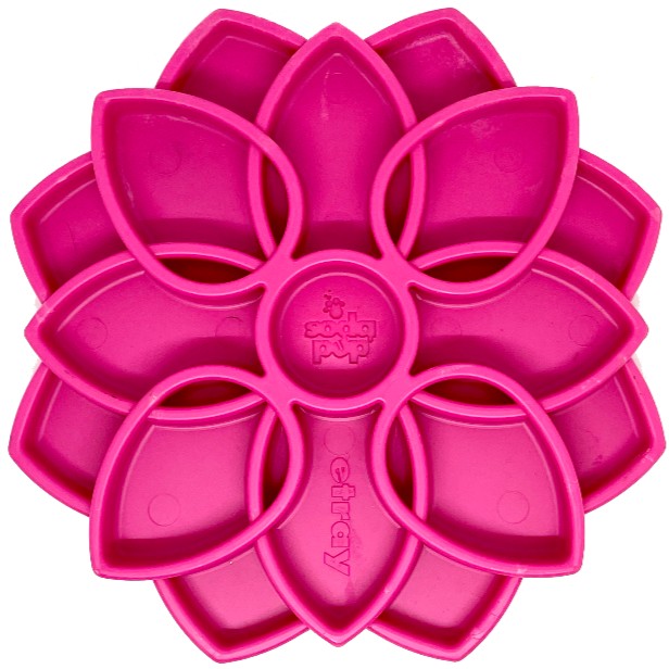 Mandala Design eTray Enrichment Tray for Dogs - Pink