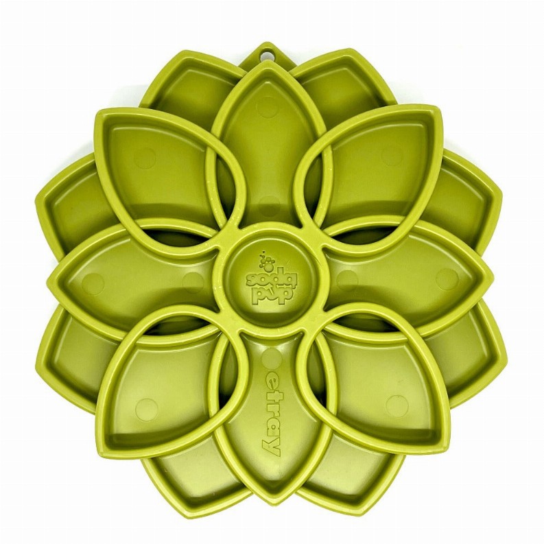 Mandala Design eTray Enrichment Tray for Dogs - Green