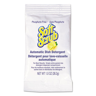 Soft Scrub Dishwasher Detergent Packs - Powder - 1 oz (0.06 lb) - Citrus Scent - 200 / Carton - White