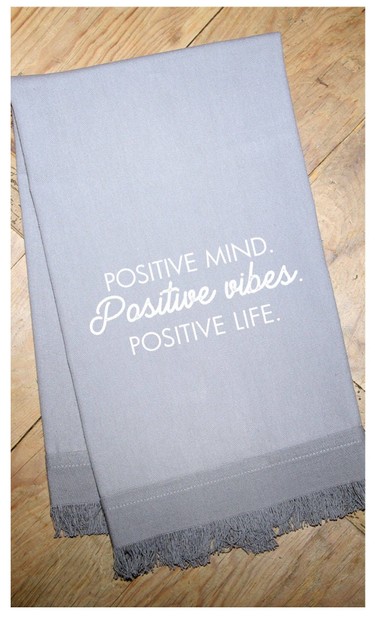 Positive mind. Positive vibes. Positive...  / Kitchen Towel