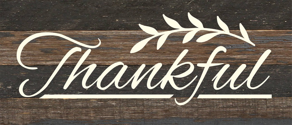 Thankful... Wood Sign