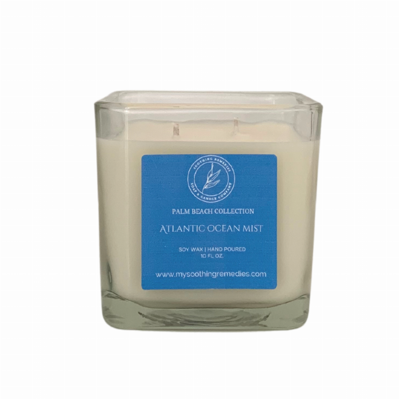 Soy Wax Candle - 10ozAtlantic Ocean Mist