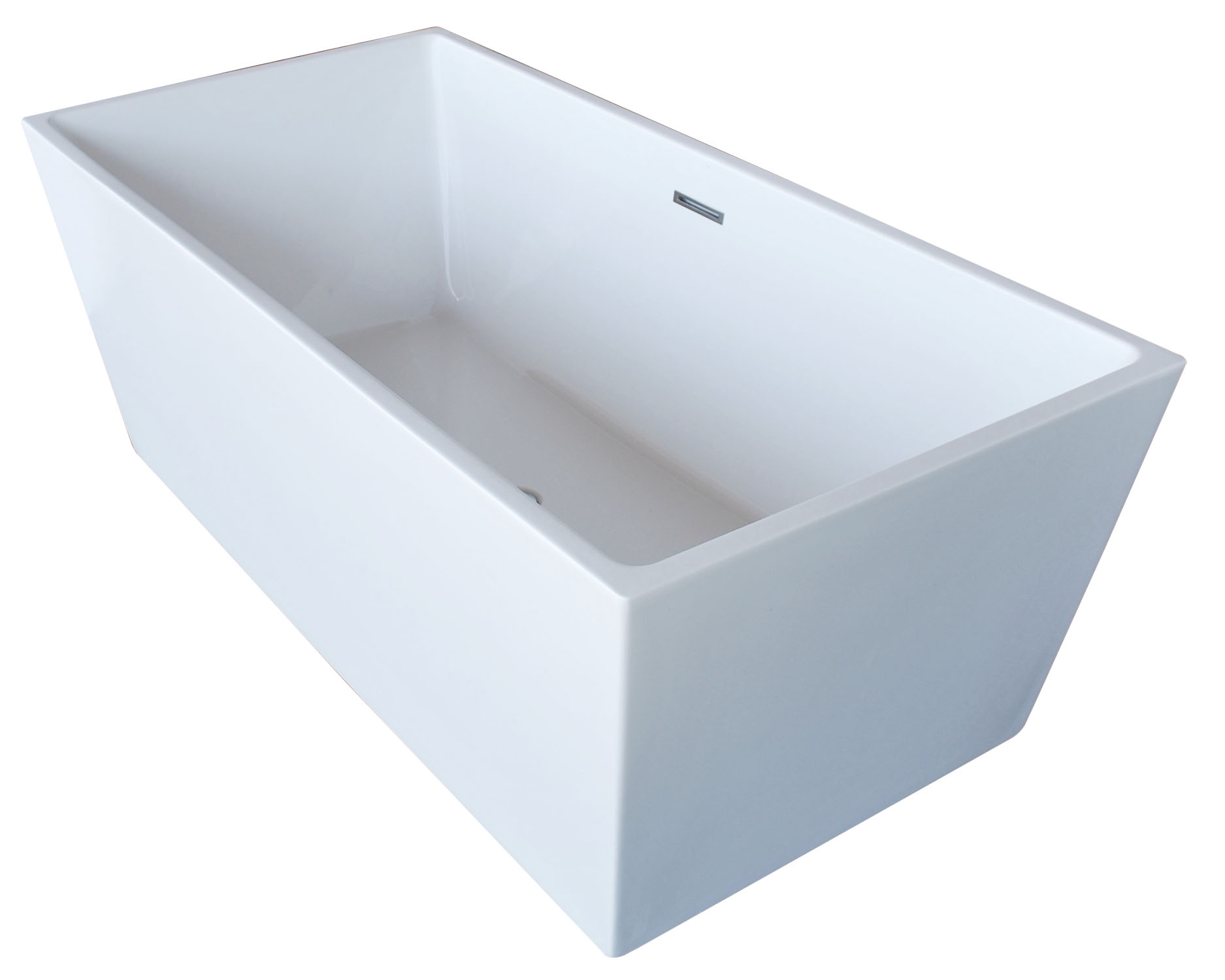 Vida Collection 32 in. by 67 in. Rectangle Acrylic Freestanding Bathtub