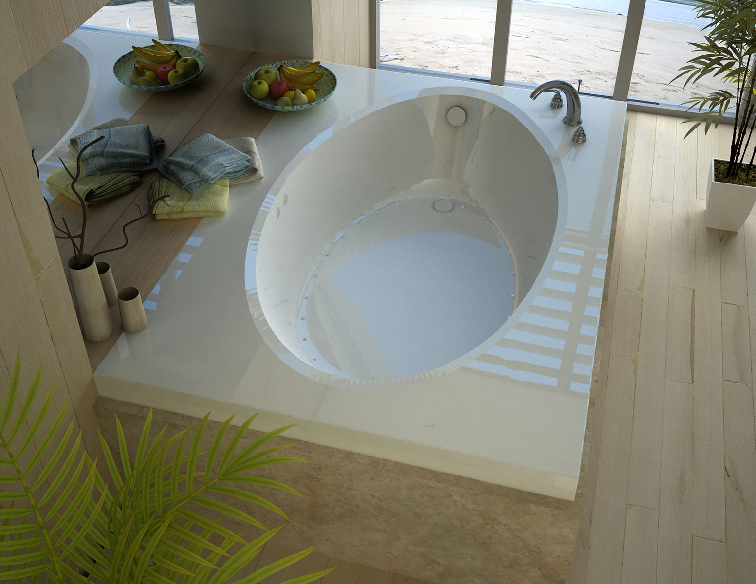 Viola 42 x 60 Rectangular Air Jetted Bathtub