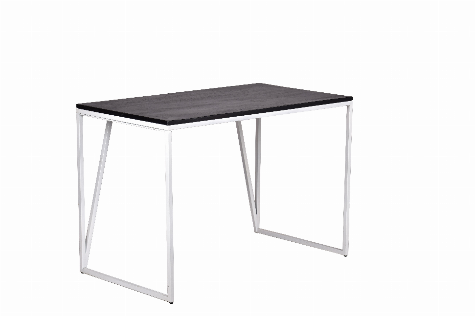 Spitiko Homes Writing Desk Wood & Metal - 45"x24"x30" Black Expresso / White