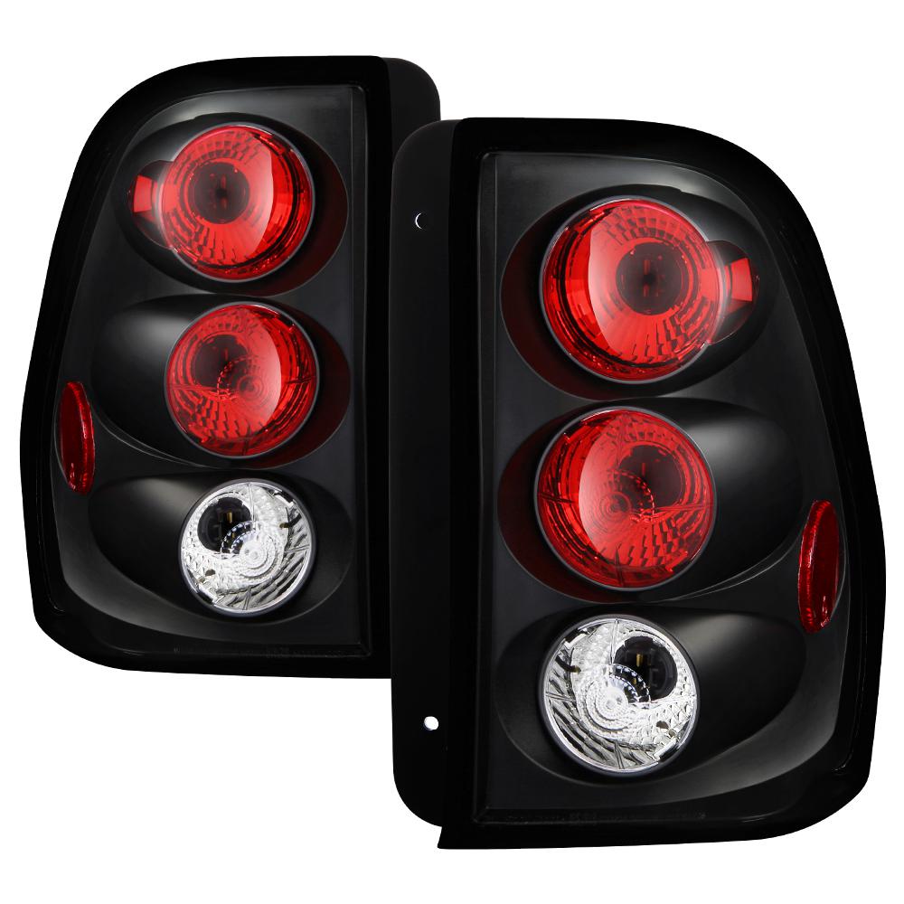 02-09 TRAILBLAZER EURO STYLE TAILLIGHTS-BLACK DRIVER/PASSENGER