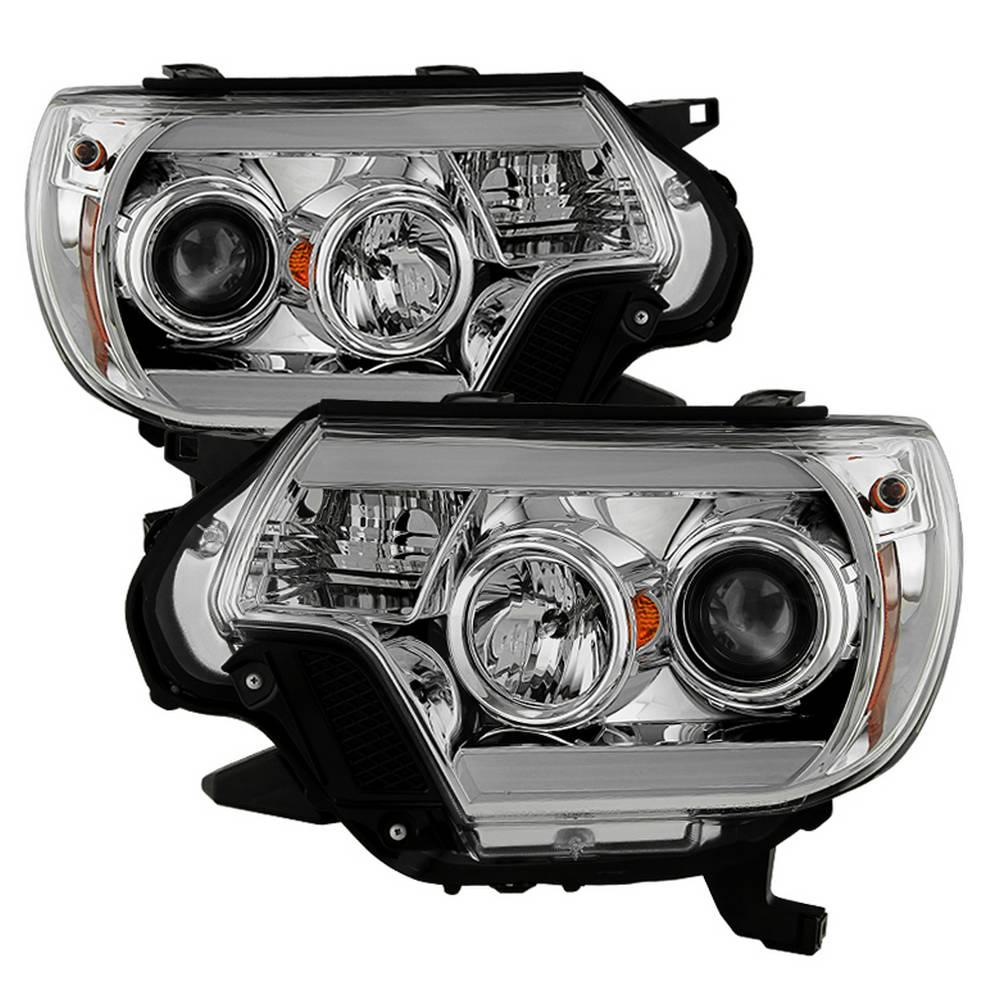 12-15 TACOMA PROJECTOR HEADLIGHTS-LIGHT BAR DRL-CHROME