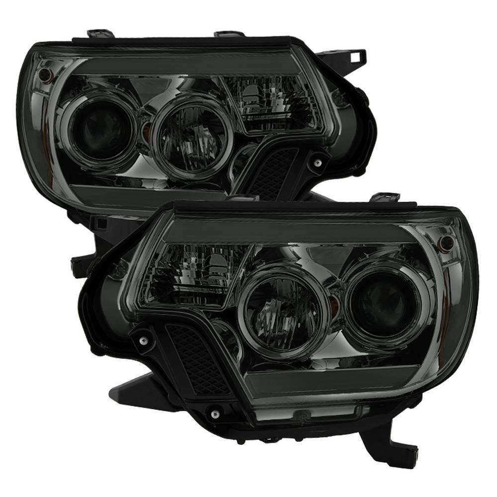 12-15 TACOMA PROJECTOR HEADLIGHTS-LIGHT BAR DRL-SMOKE