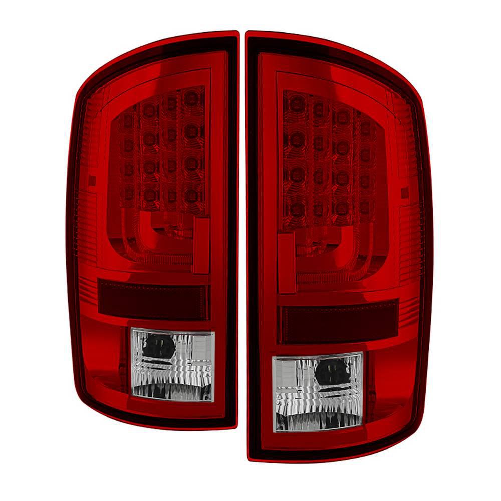 02-06 RAM 1500/03-06 RAM 2500/3500 VERSION 2 LED TAIL LIGHT-RED CLEAR