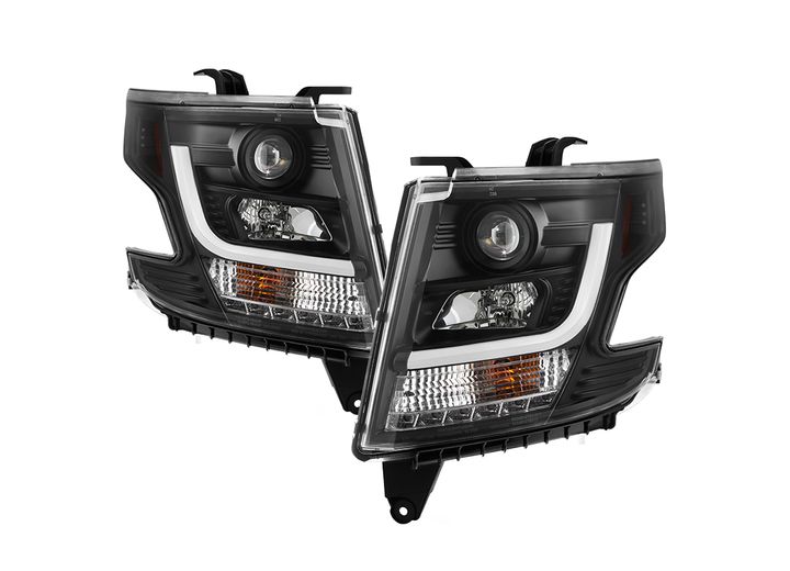 15-16 TAHOE/SUBURBAN PROJECTOR HEADLIGHTS-DRL LED-BLACK