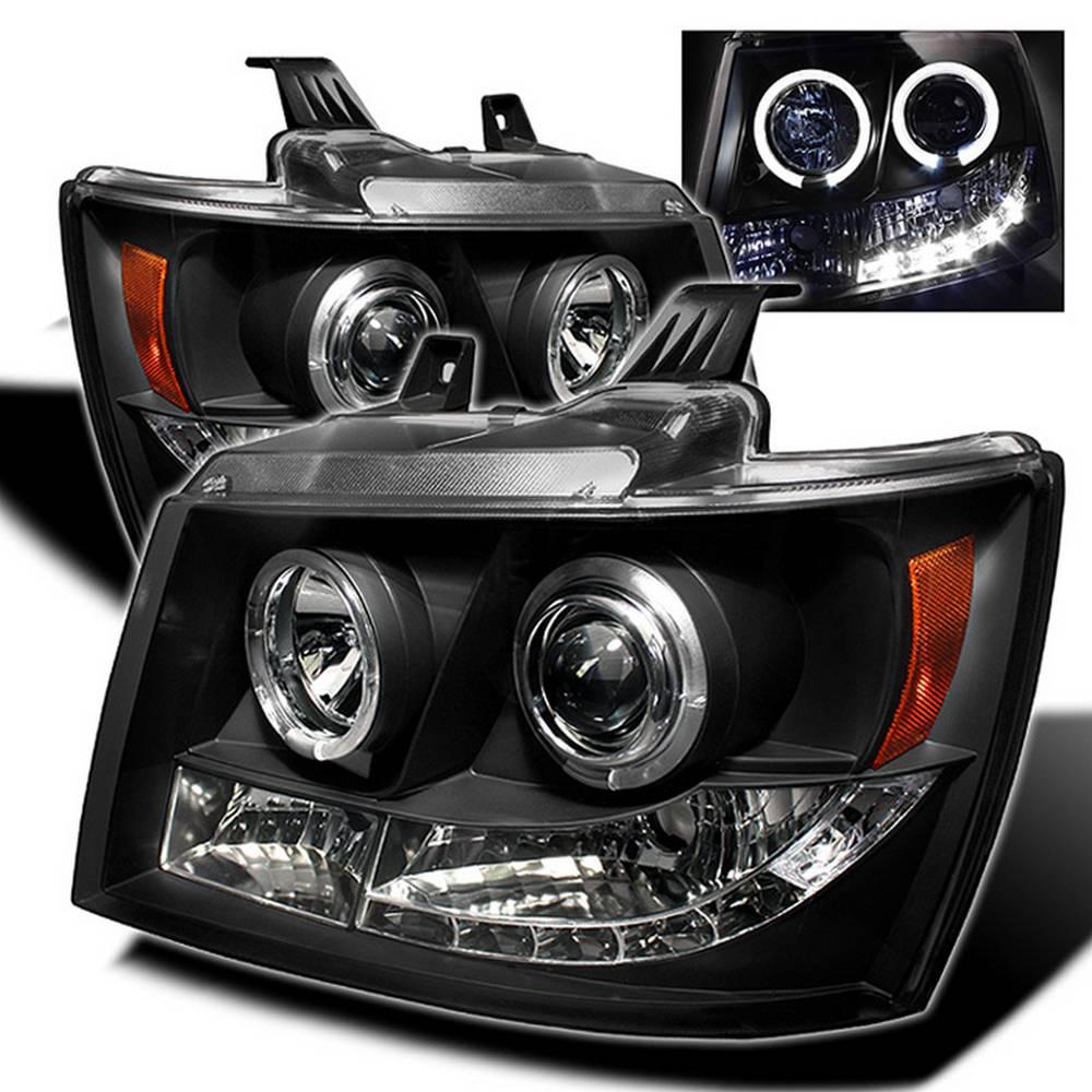 07-14 SUBURBAN/TAHOE/AVALANCHE PROJECTOR HEADLIGHTS-LED HALO