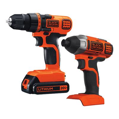 BD Li Ion Drill Impact Driver Kit