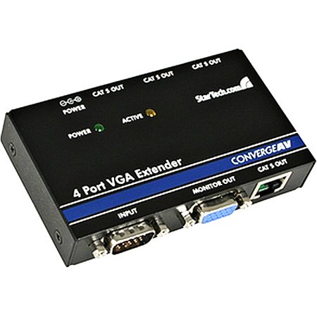 4 ptVGA over Cat5 Extender TAA