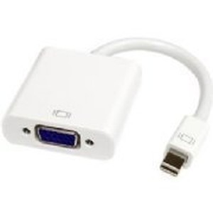 White Mini DisplayPort to VGA