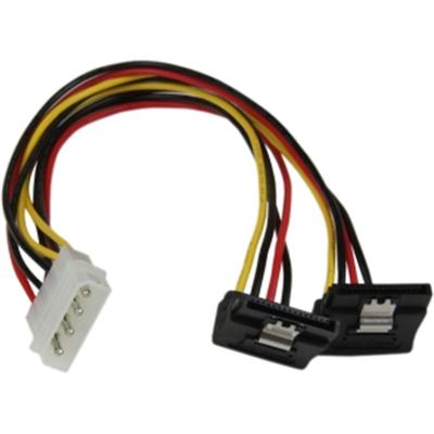 12" LP4 to 2x Right Angle SATA