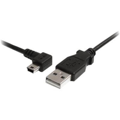 6' Left Angle Mini USB Cable