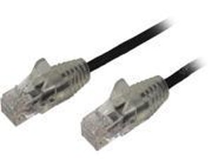 6 in Slim CAT6 Cable Black