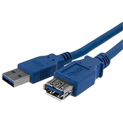 1m Blue USB 3 Extension Cable