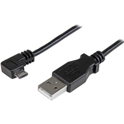 0.5m Angled Micro USB Cable