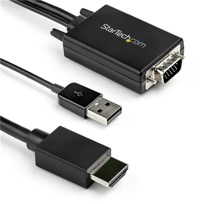 VGA to HDMI Cable USB Audio