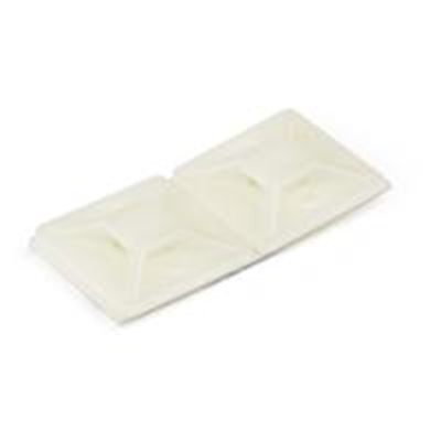 100 PK Cable Tie Mounts .18" 4.6mm