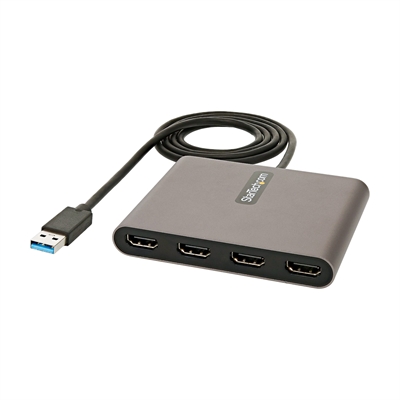USB 3.0 to 4 HDMI Adapter TAA