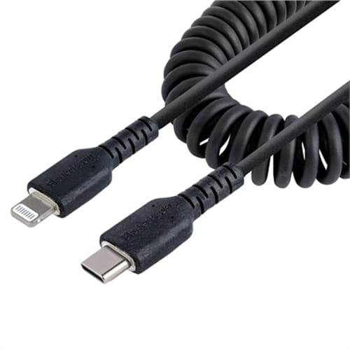 USB C to Lightning Cable Black