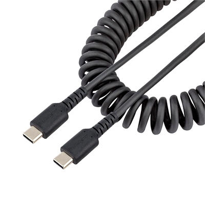 USB C Charging Cable Coiled