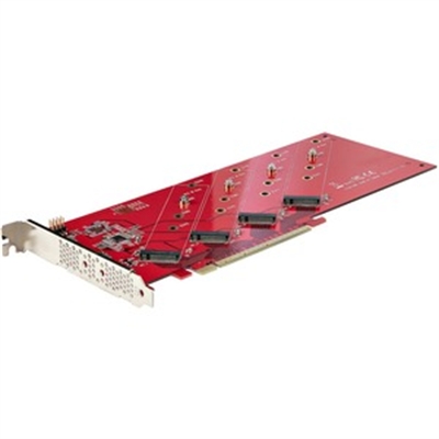 Quad M.2 PCIe x16 SSD Adpt TAA