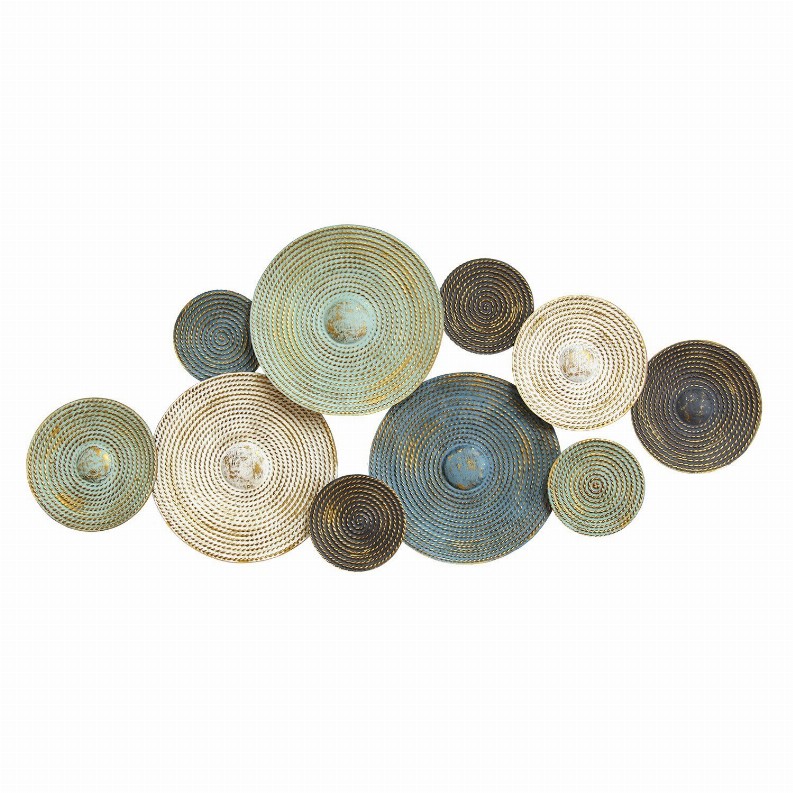 Stratton Home Decor Asheville Textured Plates Wall Decor