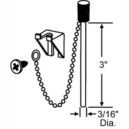 Burglar Pin, Nite Lock, 30-Pack