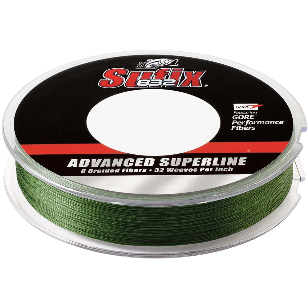 Sufix 832 Advanced Superline Braid - 20lb - Low-Vis Green - 150 yds