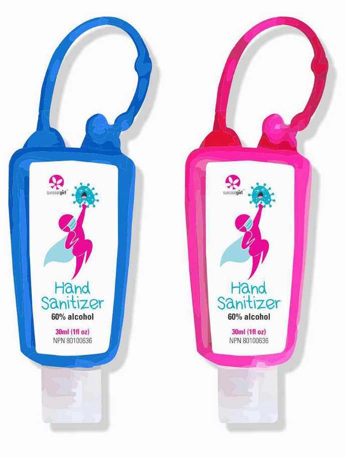 Gel Wrap Hand Sanitizers - Travel Fastener (2 piece set)