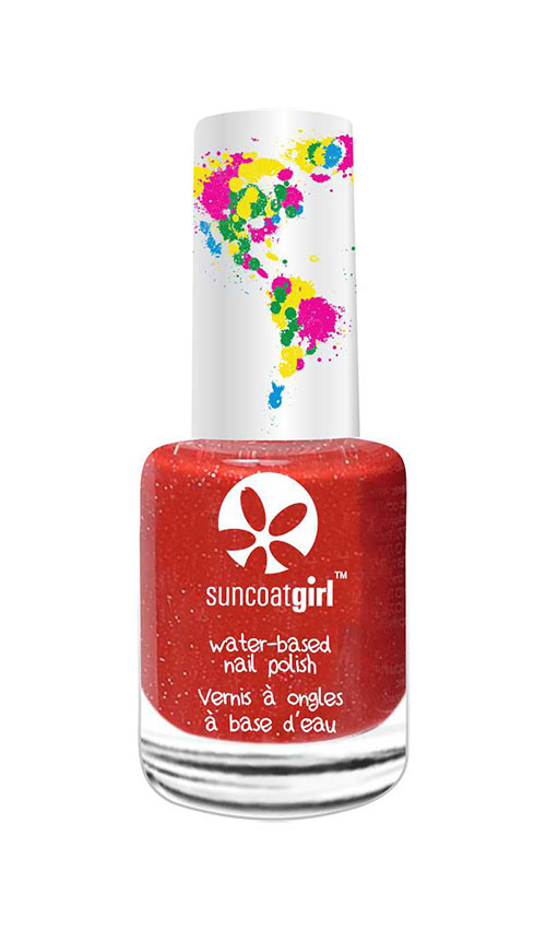 Suncoatgirl water-based peel off nail polish for kids