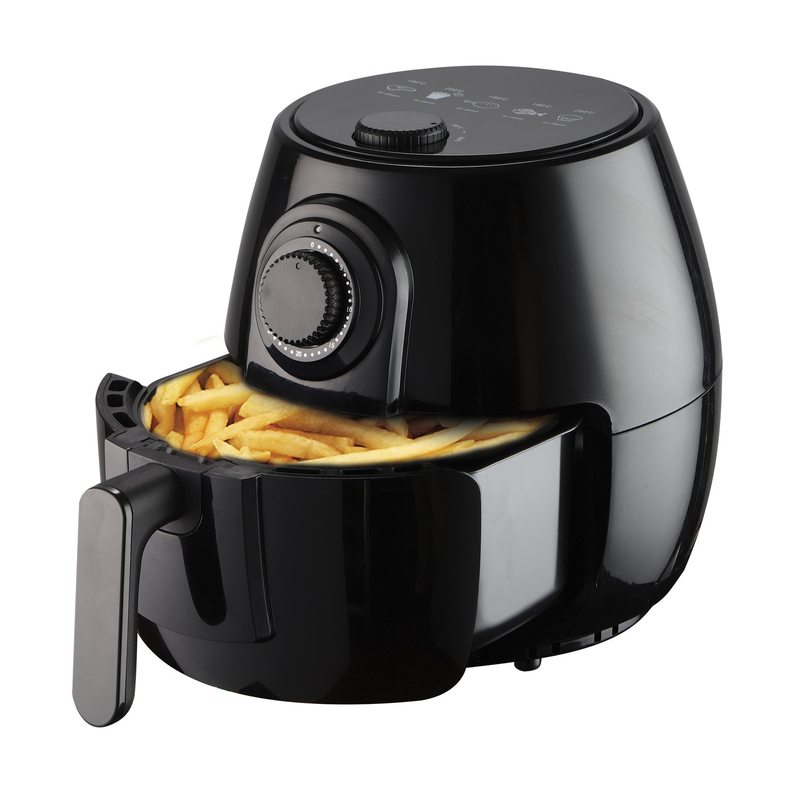 National 4.2 Qt Mechanical Air Fryer with 5 Preset Cooking Functions