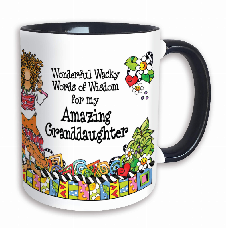 Family Member Cermaic Mug -  Amazing Granddaughter