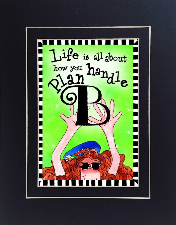 Plan B - 8" x 10" Black