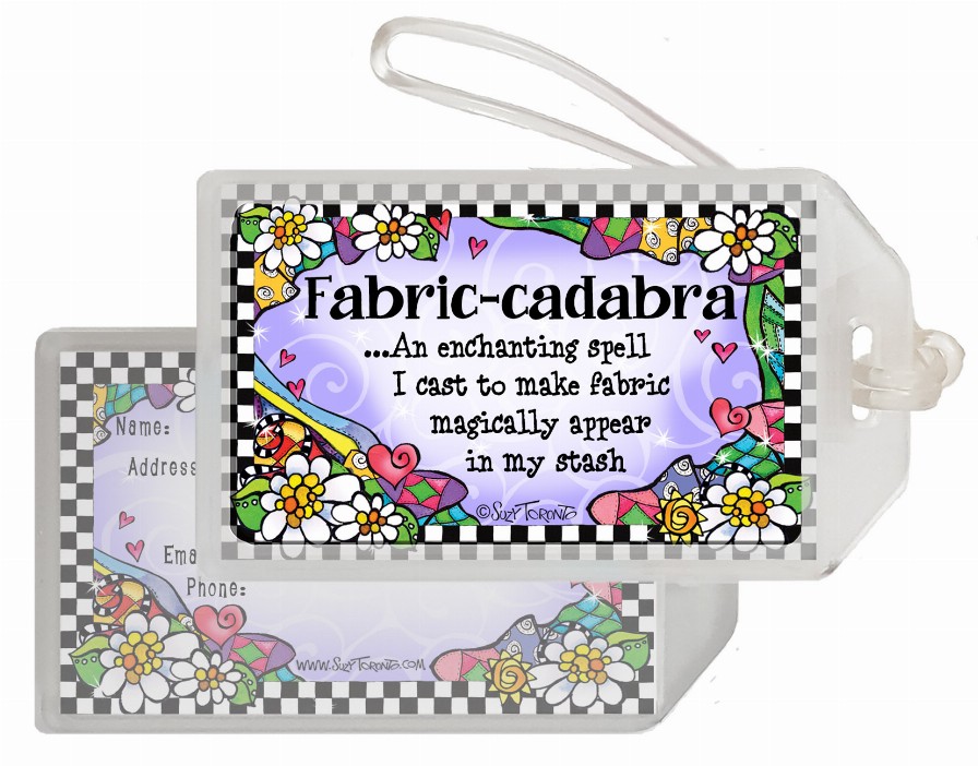 Quilt Collection Bag Tag - Quilt-Fabric Cadabra