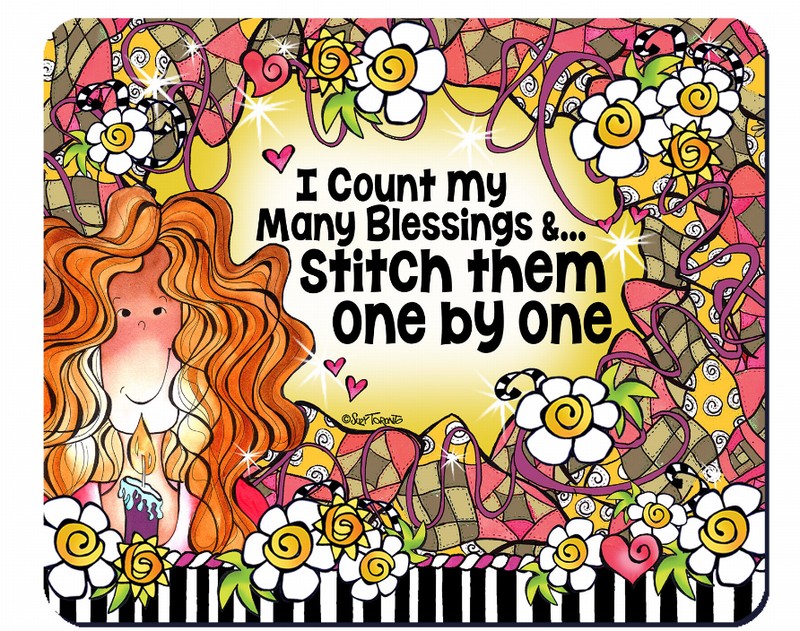 Quilt Collection Mouse Pad - Quilt-Many Blessings
