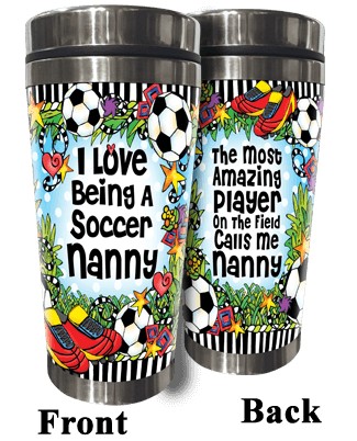 Soccer Family Stainless Steel Tumbler -  Soccer_NANNY