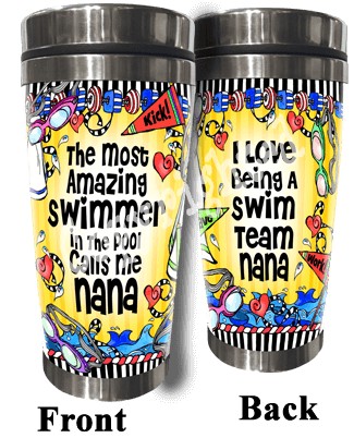 Swim Team Family Stainless Steel Tumbler -  Swim Team_NANA