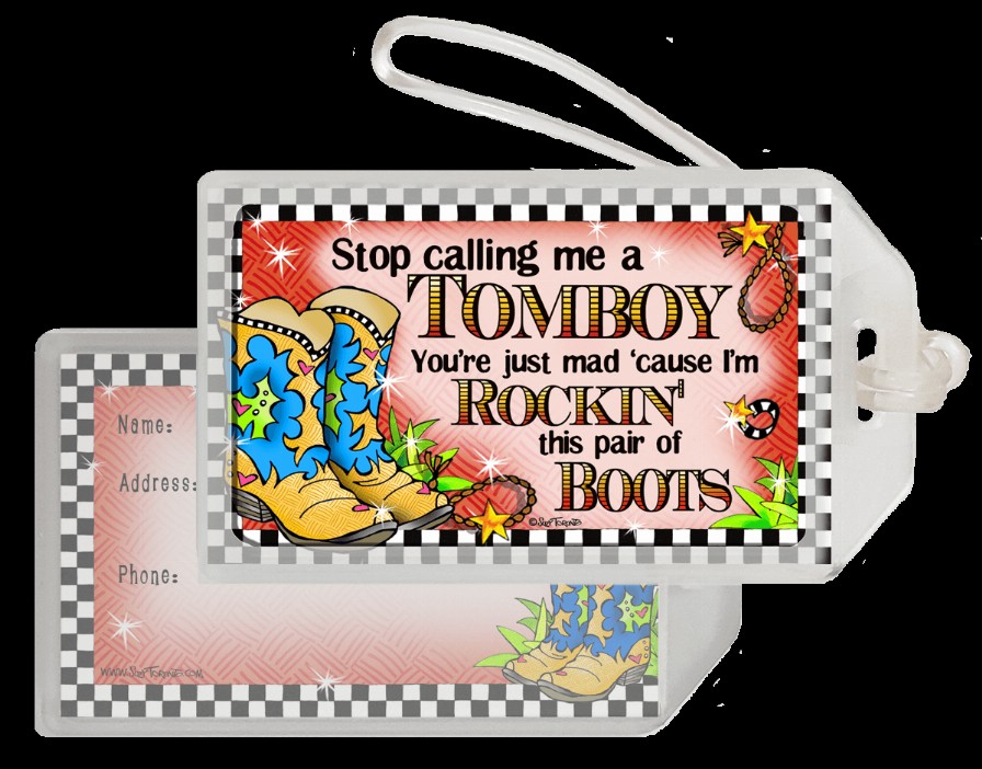 TingleBoot Collection Bag Tag - Tomboy