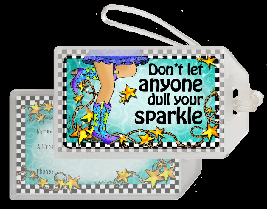 TingleBoot Collection Bag Tag - Sparkle