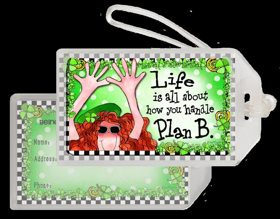 Wacky Bag Tag - Plan B (Celtic)