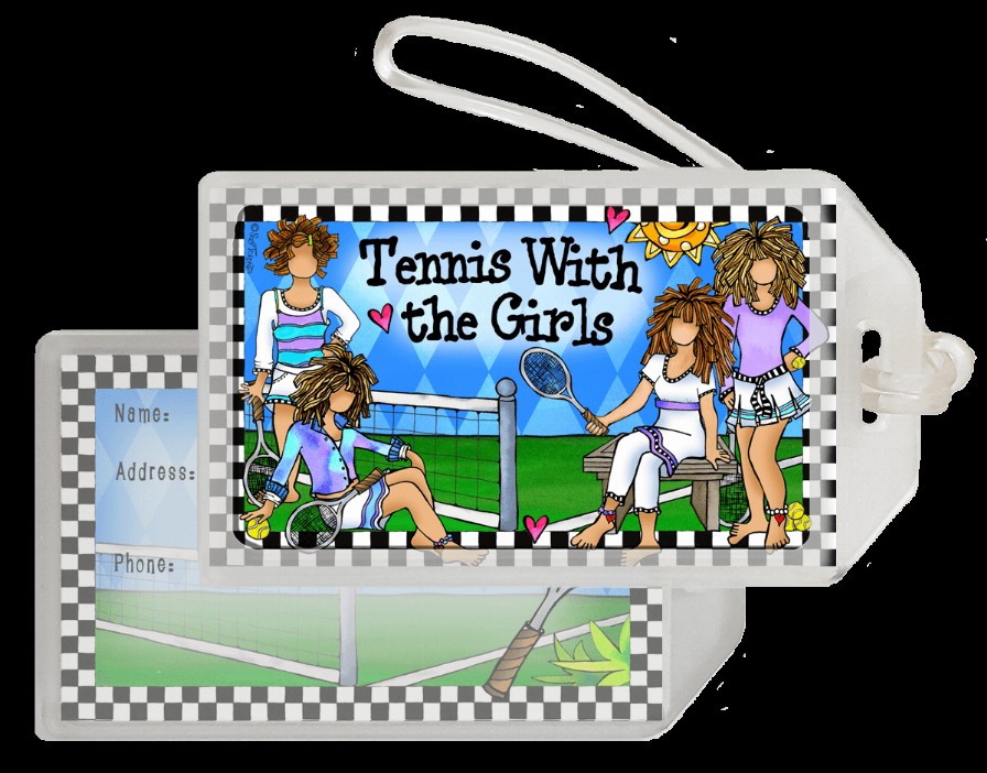 Wacky Bag Tag - Tennis with the Girls