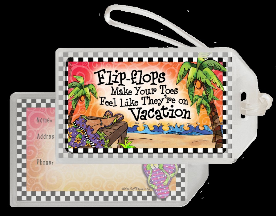 Wacky Bag Tag - Vacation Toes