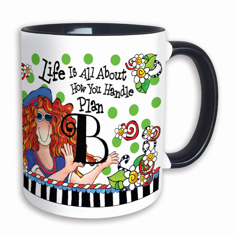 Wacky Ceramic Mug -  Plan B