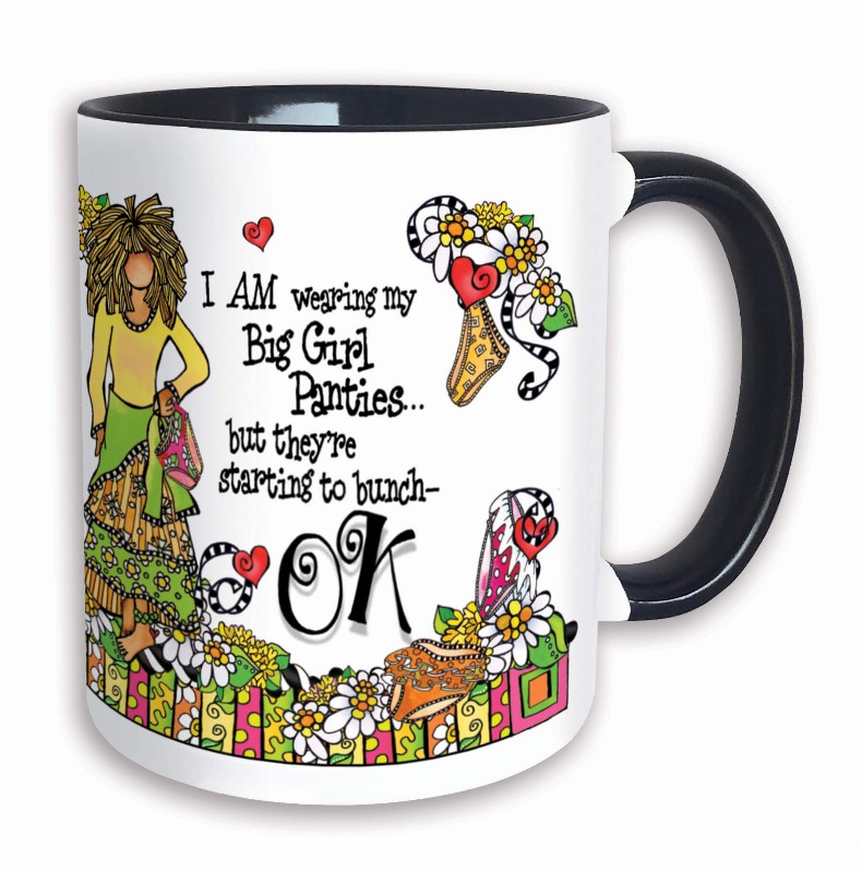 Wacky Ceramic Mug -  Big Girl Panties