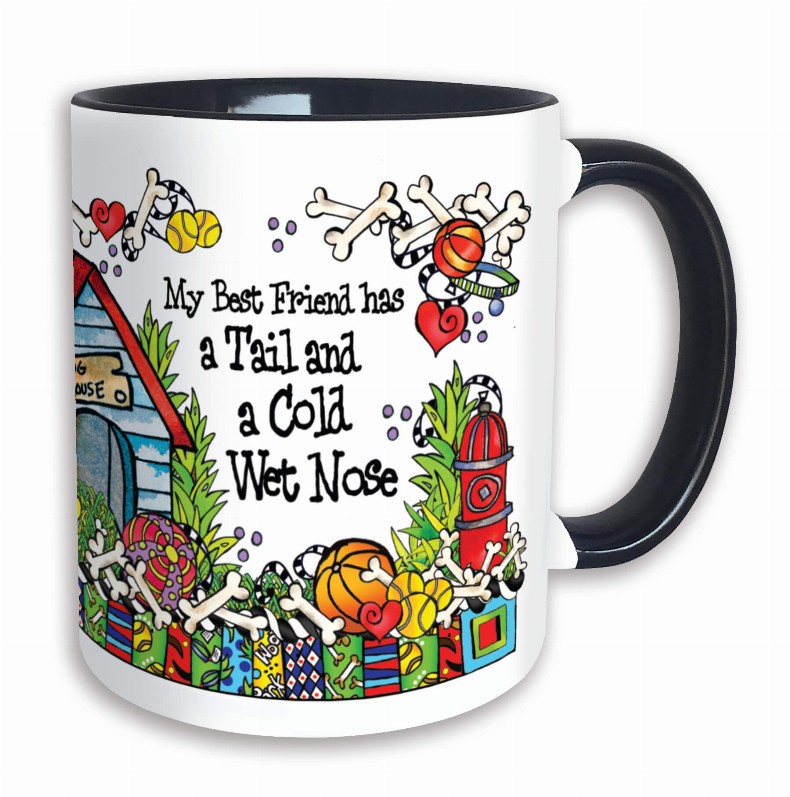 Wacky Ceramic Mug -  Best Friend_DOG