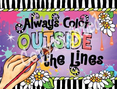 Wacky Note Cards -  Color Outside the Lines